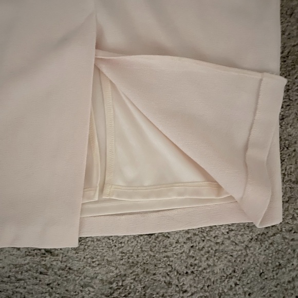 Asos Blush Crepe Midi Dress with Cut Out on Back - Picture 7 of 9